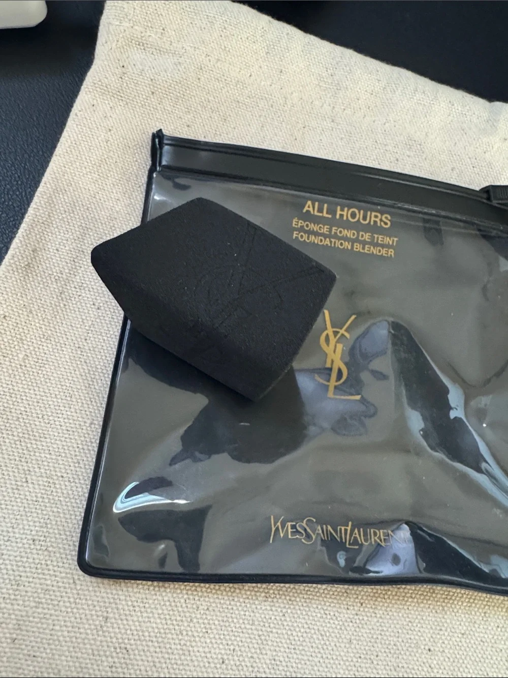 YSL Beauté Makeup Brush Set with Canvas Pouch
